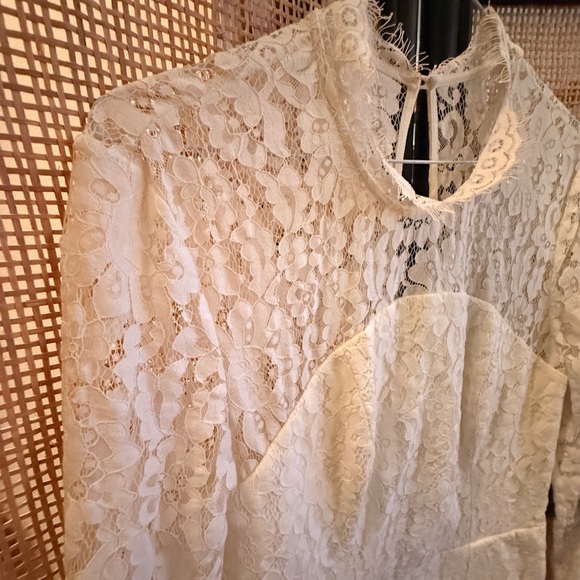 KEEPSAKE the Label White Lace Detail Dress - Picture 2 of 6